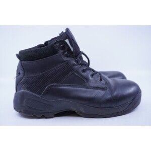 5.11 Tactical ATAC 6" Side Zip Mens Sz 12 Black Leather Combat LaceUp Ankle Boot